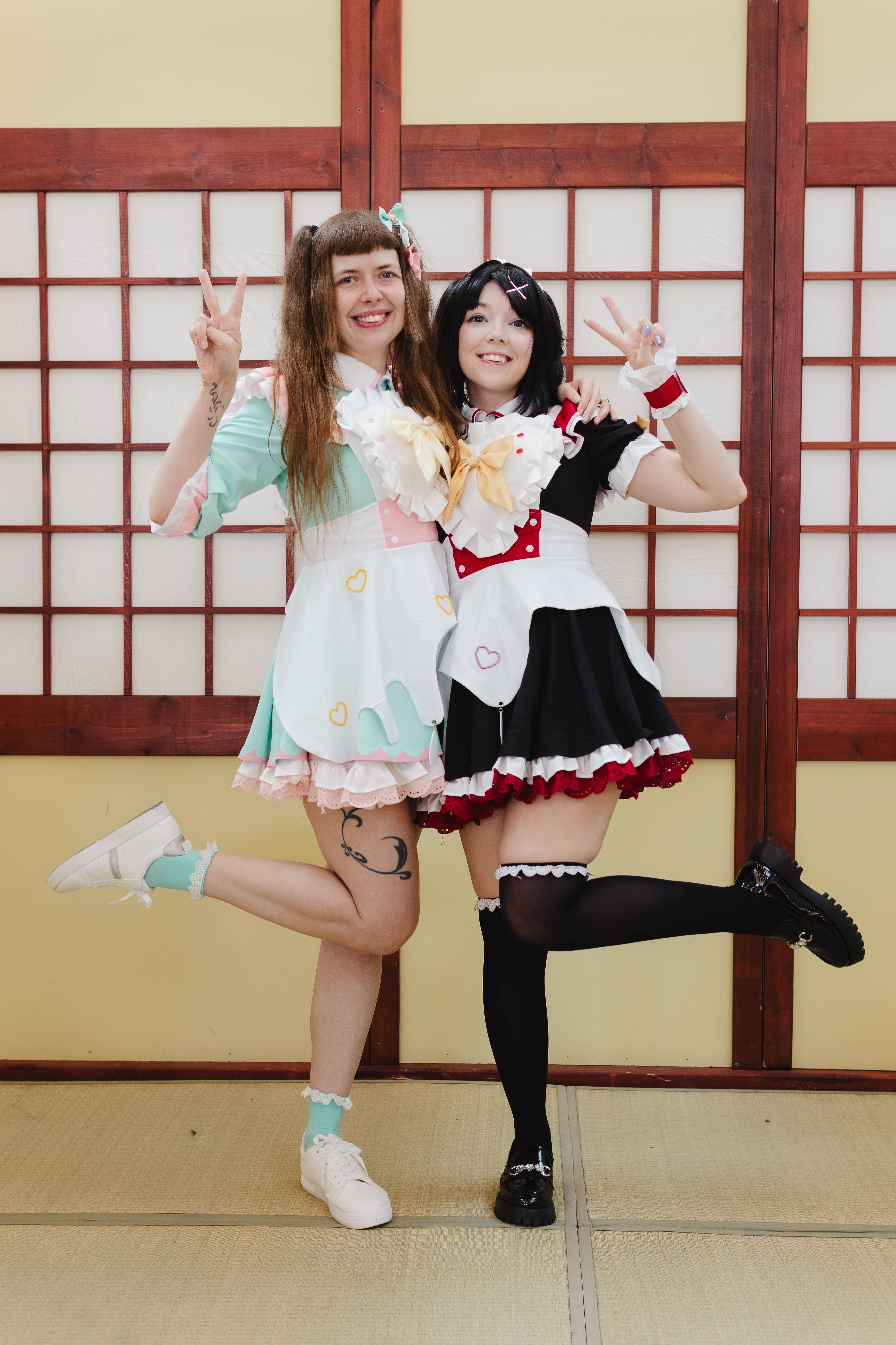 DeviCat & JessickaZombie NSO Cafe Maid Cosplay • 2024